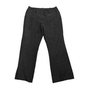 Worthington Curvy Fit Black Pinstripe Stretch Slacks Size 18W Career Officecore